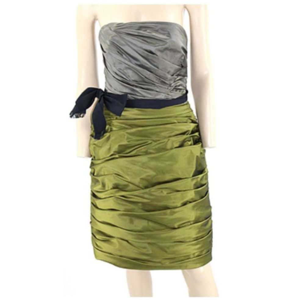 Love Olive/Pewter Cocktail Dress